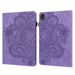 Imprinted Peafowl Flower Pattern Design Leather Tablet Wallet Stand Protective Shell for Lenovo Tab P11 TB-J606F / Tab P11 5G