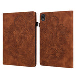 Imprinted Peafowl Flower Pattern Design Leather Tablet Wallet Stand Protective Shell for Lenovo Tab P11 TB-J606F / Tab P11 5G