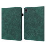Imprinted Peafowl Flower Pattern Design Leather Tablet Wallet Stand Protective Shell for Lenovo Tab P11 TB-J606F / Tab P11 5G