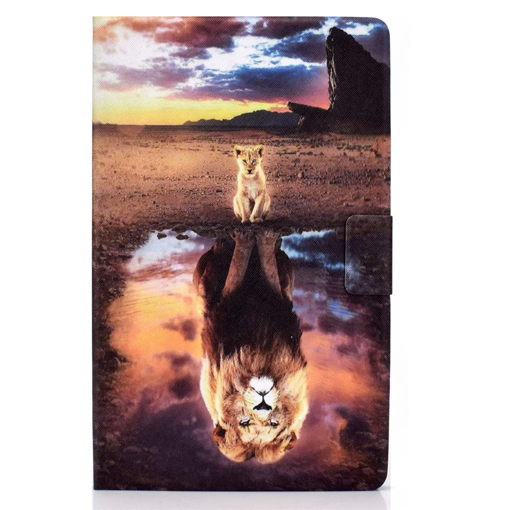 Shock-Proof Pattern Printing Leather Full Protection Tablet Case for Lenovo Tab M10 HD Gen 2 X306