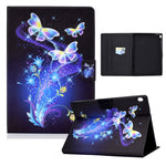 Mönstertryckdesign Läderskyddande, stötsäkert surfplattefodral för Lenovo Tab M10 TB-X605F