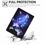 Mönstertryckdesign Läderskyddande, stötsäkert surfplattefodral för Lenovo Tab M10 TB-X605F