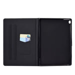 Mönstertryckdesign Läderskyddande, stötsäkert surfplattefodral för Lenovo Tab M10 TB-X605F