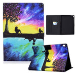 Mönstertryckdesign Läderskyddande, stötsäkert surfplattefodral för Lenovo Tab M10 TB-X605F