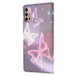 Pattern Printing Leather Protective Cover Wallet Stand Phone Shell for Motorola Moto G30/G20 / G10