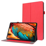 Crazy Horse Texture Two-Fold Design Leather Case for Lenovo Tab P11 / P11 5G 11-inch TB-J606F / J606X