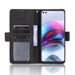 Multiple Card Slots Design Leather Phone Case Cover Wallet Stand for Motorola Edge S/Moto G100