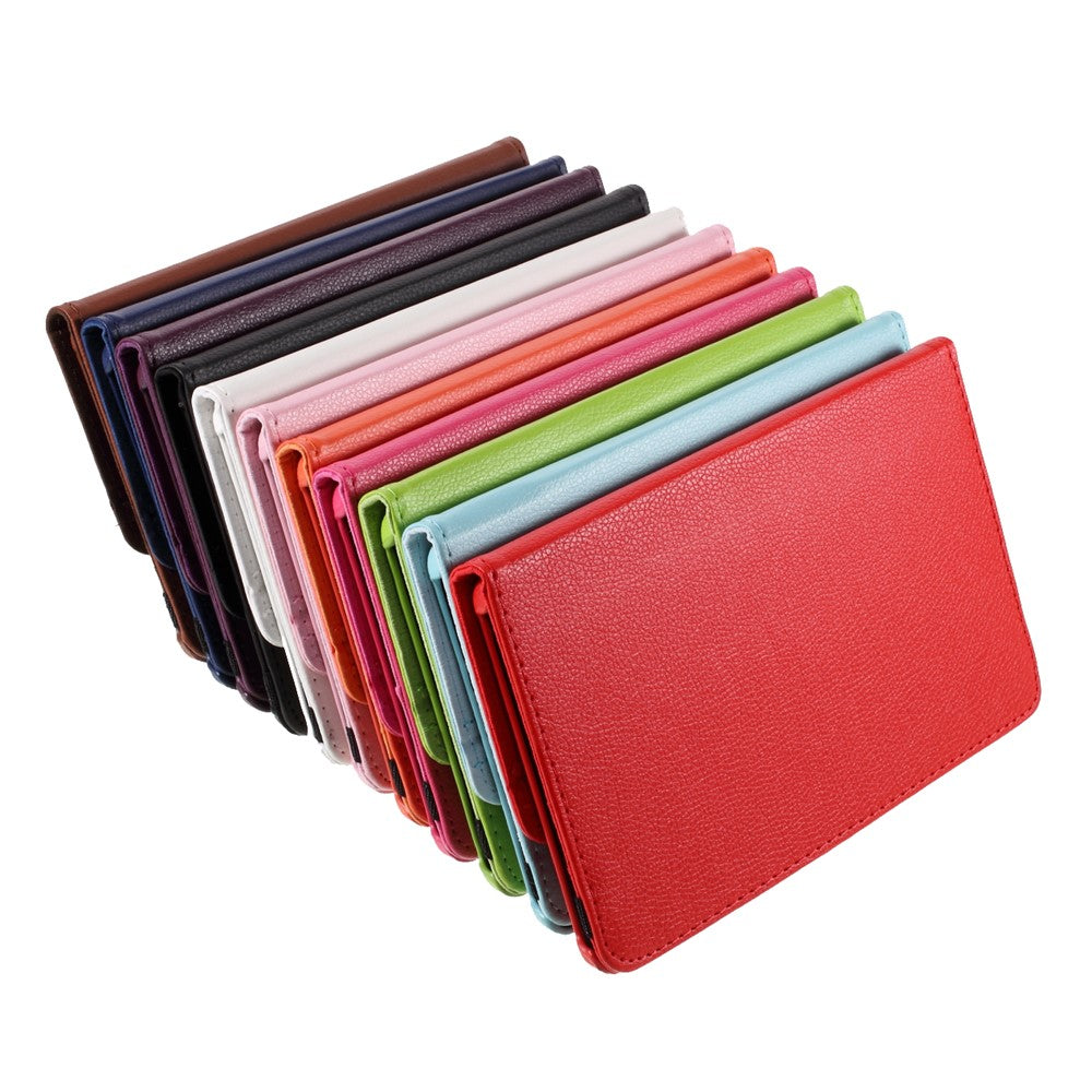 Leather Case with Rotating Stand Cover for Lenovo Tab M8 (1st Gen) HD8505/M8 (2nd Gen) HD8705