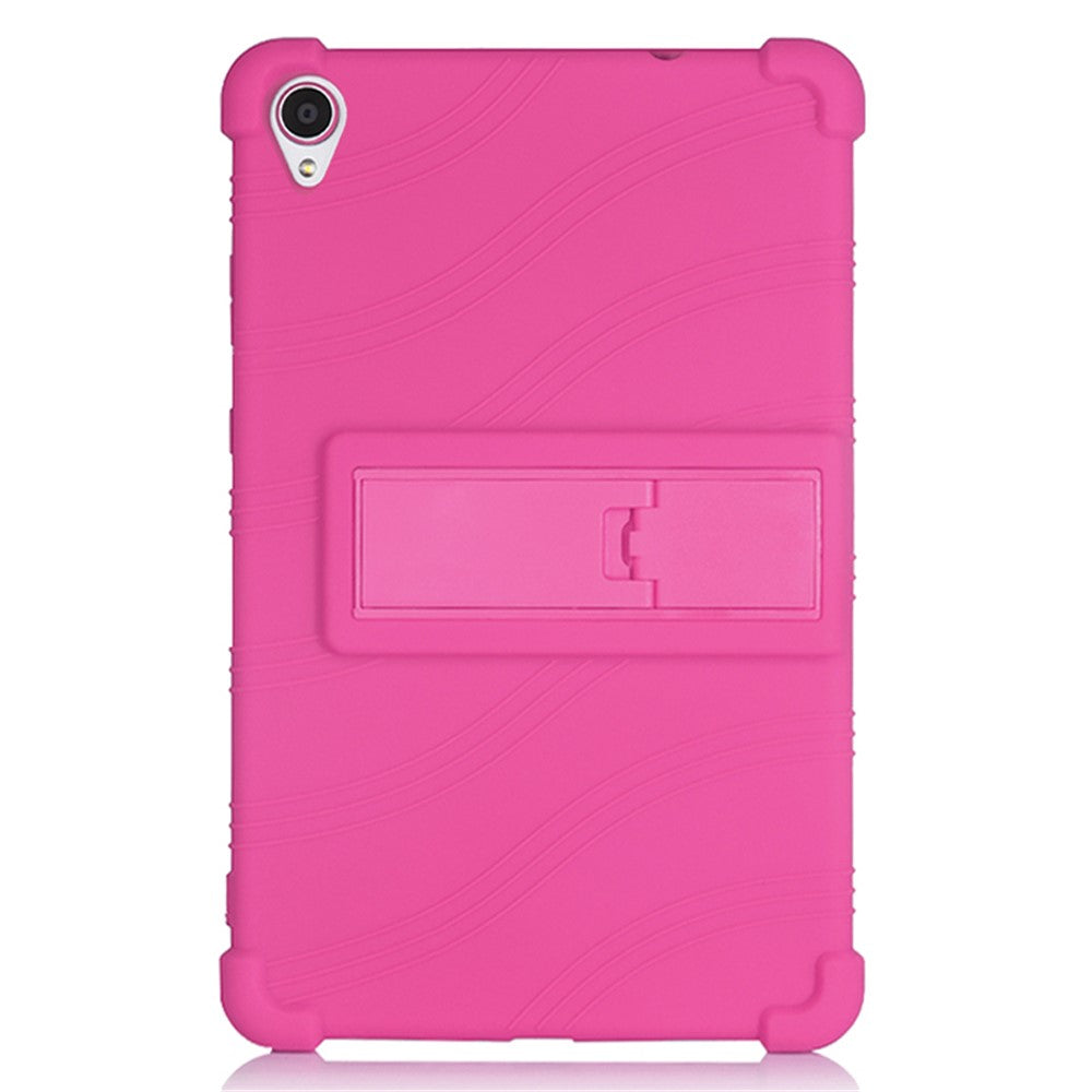 Slide-Out Kickstand Design Soft Silicone Tablet Cover Case for Lenovo Tab M8 8705/8505