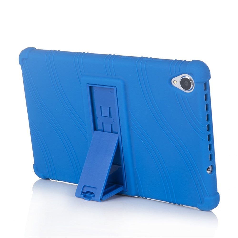 Slide-Out Kickstand Design Soft Silicone Tablet Cover Case for Lenovo Tab M8 8705/8505