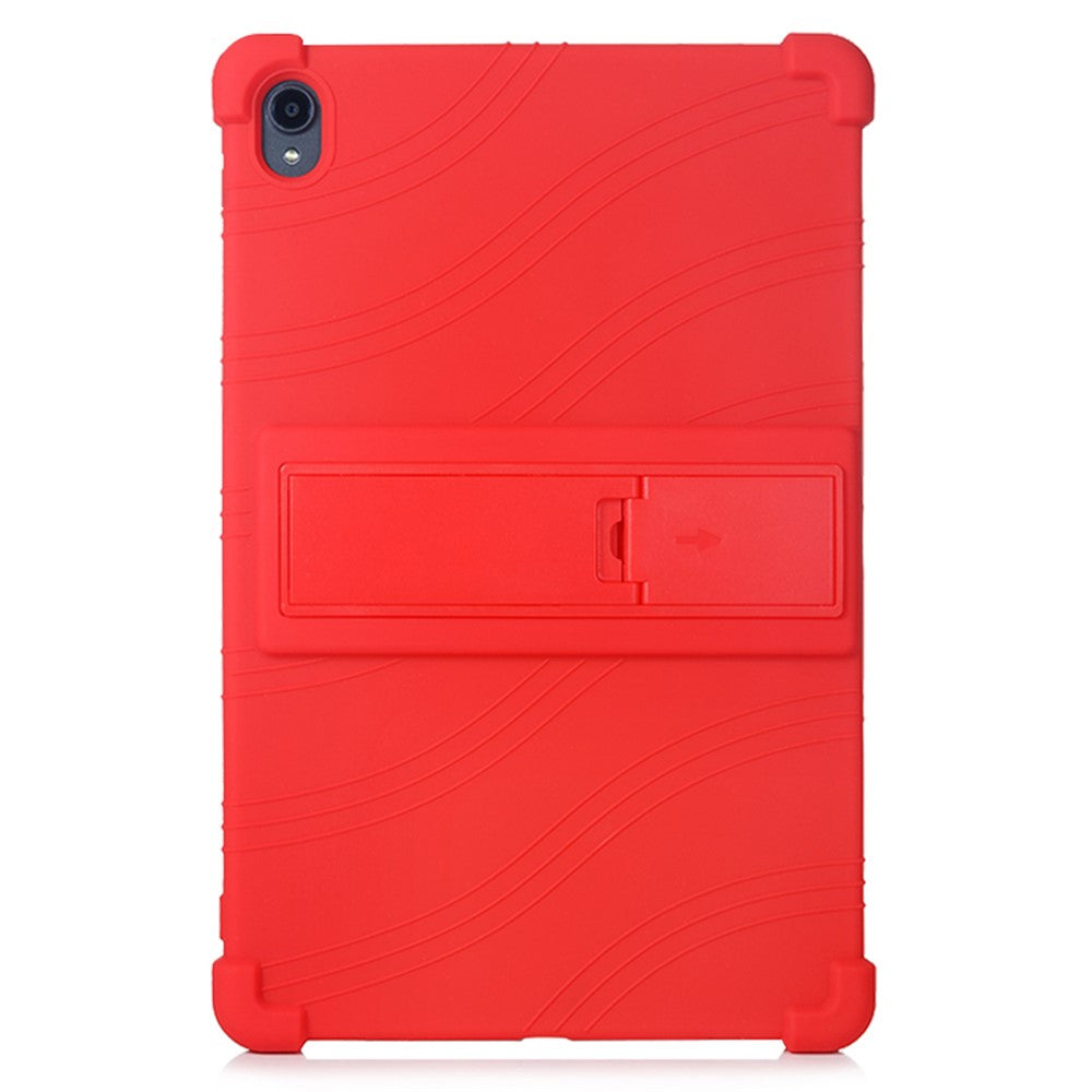 Flerfarvet silikoneetui med udtrækkeligt stativ, stødsikkert tabletetui til Lenovo Tab P11 / P11 5G 11 tommer TB-J606F / J606X