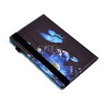 Pattern Printing Stand Cover Card Slots Protective Case with Elastic Band for Lenovo Tab M10 HD Gen 2