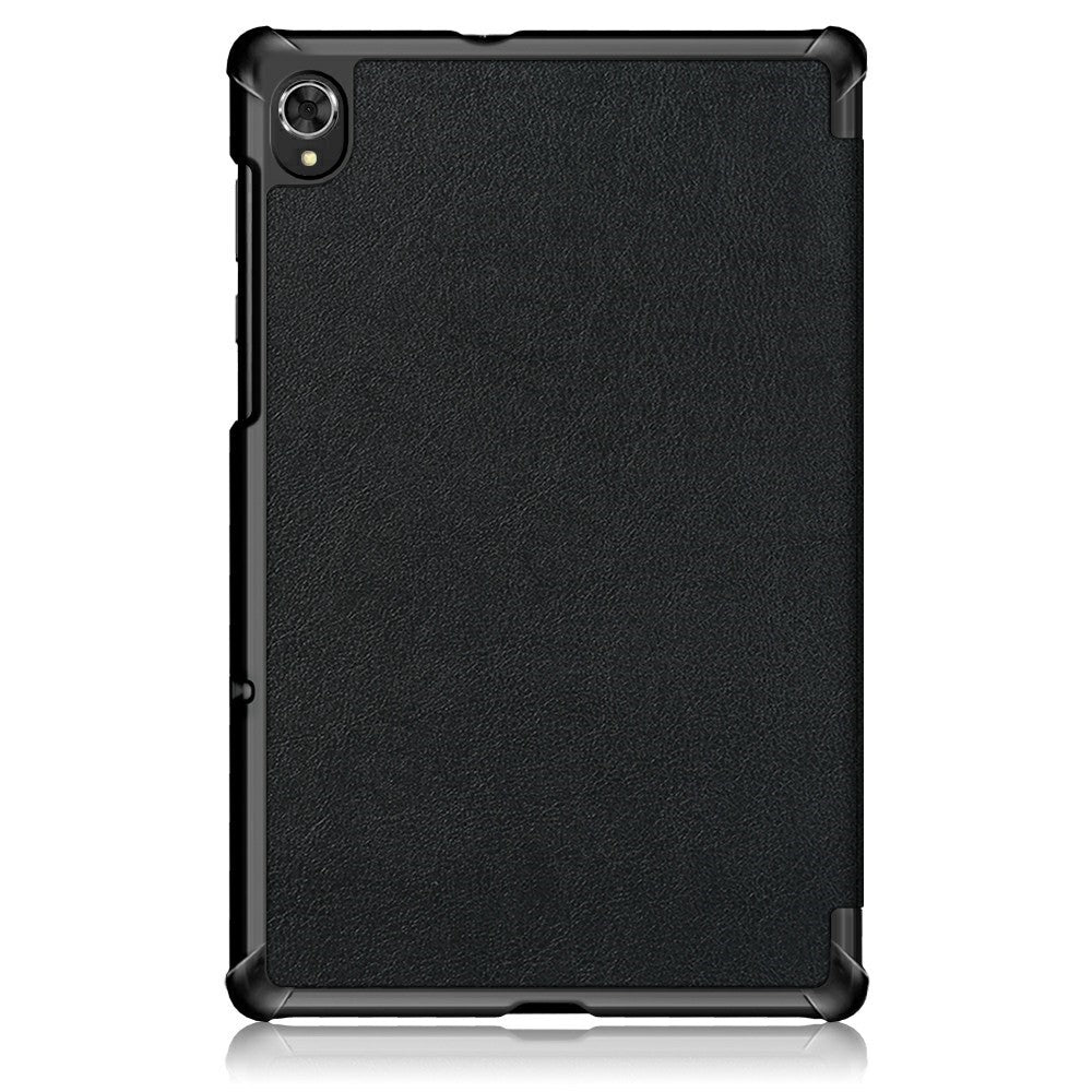 Tri-fold Soft Leather Flip Stand Smart Protective Cover with Sleep / Wake Feature for Lenovo Tab K10/Tab M10 Plus
