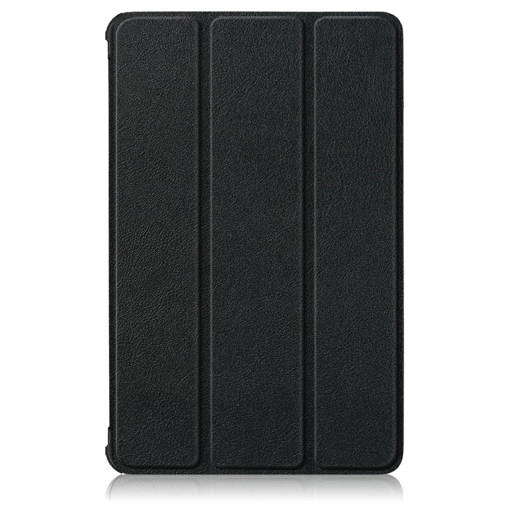 Tri-fold Soft Leather Flip Stand Smart Protective Cover with Sleep / Wake Feature for Lenovo Tab K10/Tab M10 Plus