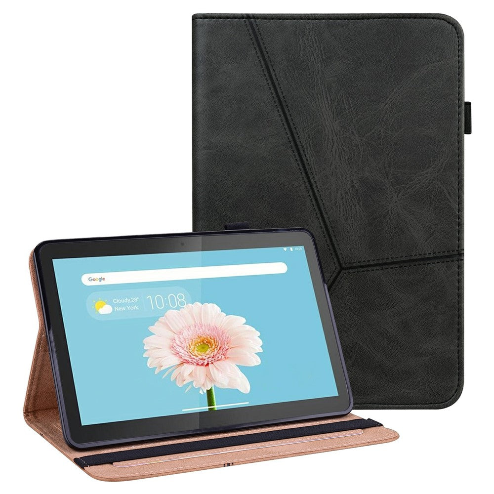 Flerfärgat, stötsäkert läderfodral till surfplatta med korthållare för Lenovo Tab M10 TB-X505L/TB-X505F/TB-X605L/TB-X605F / P10 TB-X705F/TB-X705L