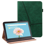 Flerfärgat, stötsäkert läderfodral till surfplatta med korthållare för Lenovo Tab M10 TB-X505L/TB-X505F/TB-X605L/TB-X605F / P10 TB-X705F/TB-X705L