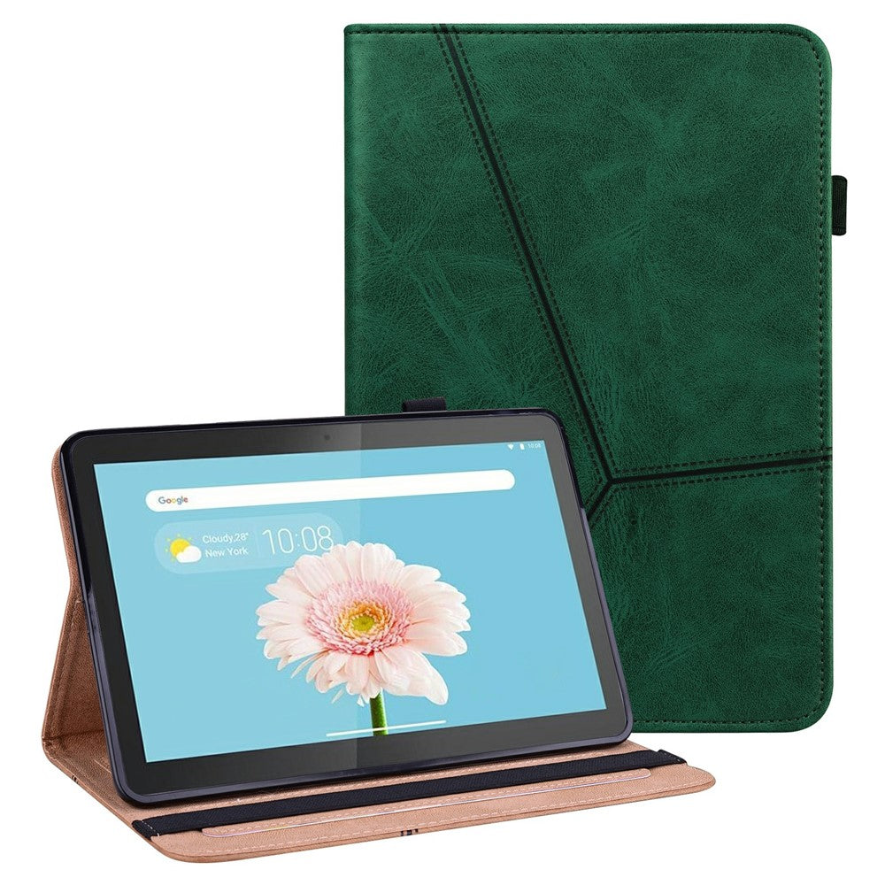 Flerfärgat, stötsäkert läderfodral till surfplatta med korthållare för Lenovo Tab M10 TB-X505L/TB-X505F/TB-X605L/TB-X605F / P10 TB-X705F/TB-X705L