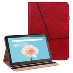 Flerfärgat, stötsäkert läderfodral till surfplatta med korthållare för Lenovo Tab M10 TB-X505L/TB-X505F/TB-X605L/TB-X605F / P10 TB-X705F/TB-X705L