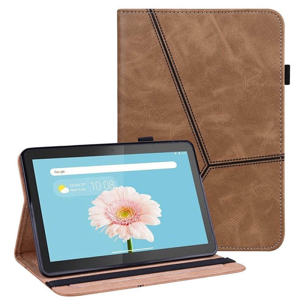 Flerfärgat, stötsäkert läderfodral till surfplatta med korthållare för Lenovo Tab M10 TB-X505L/TB-X505F/TB-X605L/TB-X605F / P10 TB-X705F/TB-X705L