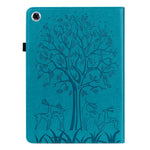 Unique Tree and Deer Pattern Imprinting Smooth Leather Stand Tablet Cover with Card Holders for Lenovo Tab M10 HD Gen 2 X306X