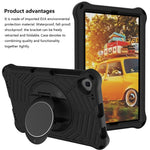 Spider Web Texture Anti-Drop Shockproof Tablet Case Kickstand EVA Cover with Shoulder Strap for Lenovo Tab M10 FHD Plus 2nd Gen TB-X606