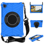 Spider Web Texture Anti-Drop Shockproof Tablet Case Kickstand EVA Cover with Shoulder Strap for Lenovo Tab M10 FHD Plus 2nd Gen TB-X606