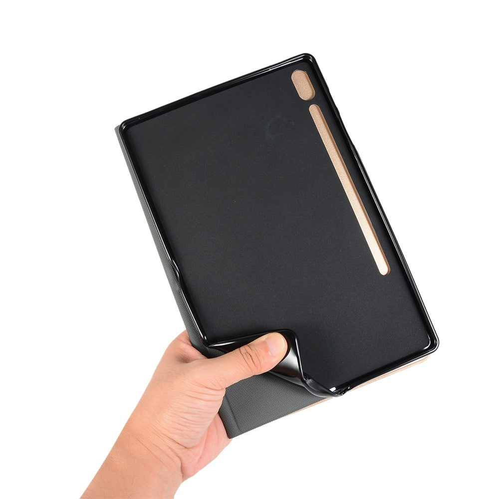 Stötsäkert PU-läder, stötsäkert folio-stativ, surfplattefodral med skydd för Lenovo Tab P12 Pro