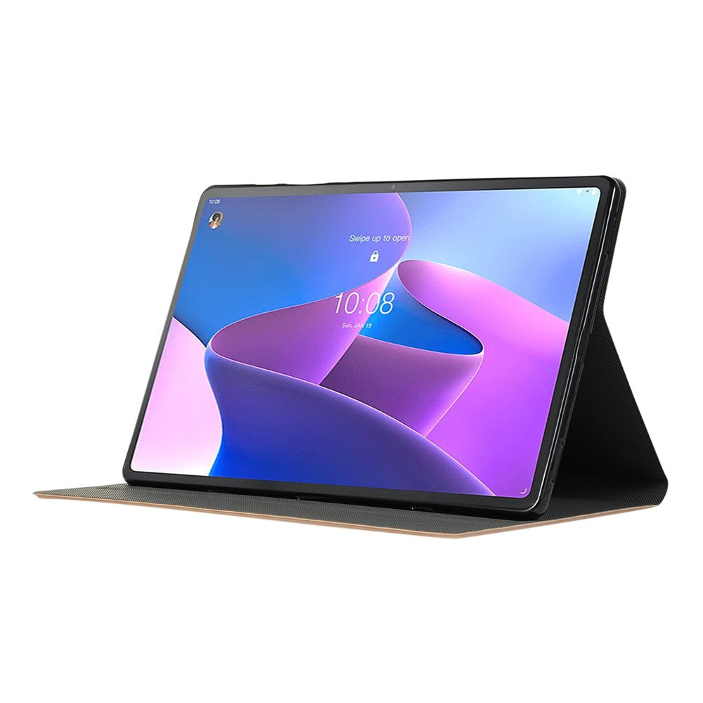 Stötsäkert PU-läder, stötsäkert folio-stativ, surfplattefodral med skydd för Lenovo Tab P12 Pro