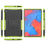 Cool Tire Texture Scratch-resistant PC + TPU Protective Tablet Cover with Kickstand for Lenovo Tab K10