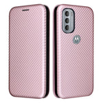 Ringrem med støttedesign, faldsikkert PU-læder, kulfibertekstur og kortslot til Motorola Moto G31/G41