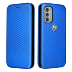 Ringrem med støttedesign, faldsikkert PU-læder, kulfibertekstur og kortslot til Motorola Moto G31/G41