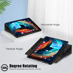 For Lenovo Tab P12 Pro 12.6 inch PU Leather Rotary Stand Tablet Case with Auto Wake/Sleep