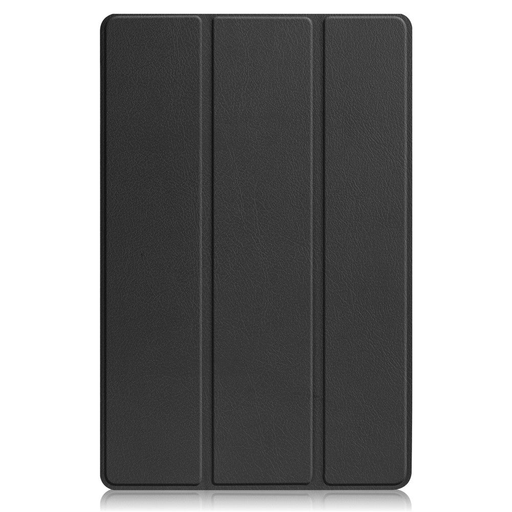 Trifold Stand Tablet Cover for Lenovo Tab P12 Pro, PU Leather + PC Protective Auto Wake/Sleep Smart Case