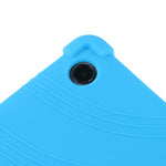 For Lenovo Yoga Tab 11 Flexible Silicone Thickened Four Corners Anti-fall Tablet Case Cover with Foldable Kickstand
