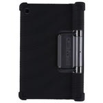 For Lenovo Yoga Tab 11 Flexible Silicone Thickened Four Corners Anti-fall Tablet Case Cover with Foldable Kickstand