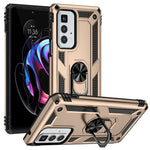 For Motorola Edge 20 Pro Military Grade Protection Hybrid Cell Phone Case 110-Degree + 360-Degree Rotating Ring Kickstand