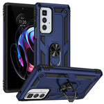 For Motorola Edge 20 Pro Military Grade Protection Hybrid Cell Phone Case 110-Degree + 360-Degree Rotating Ring Kickstand