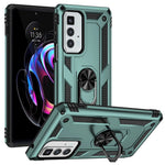 For Motorola Edge 20 Pro Military Grade Protection Hybrid Cell Phone Case 110-Degree + 360-Degree Rotating Ring Kickstand