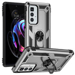 For Motorola Edge 20 Pro Military Grade Protection Hybrid Cell Phone Case 110-Degree + 360-Degree Rotating Ring Kickstand