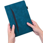 For Lenovo Tab M10 Plus (3rd Gen) 10.6 inch Tablet Case PU Leather Stand Wallet Elastic Drop-Proof Shell with Pencil Holder