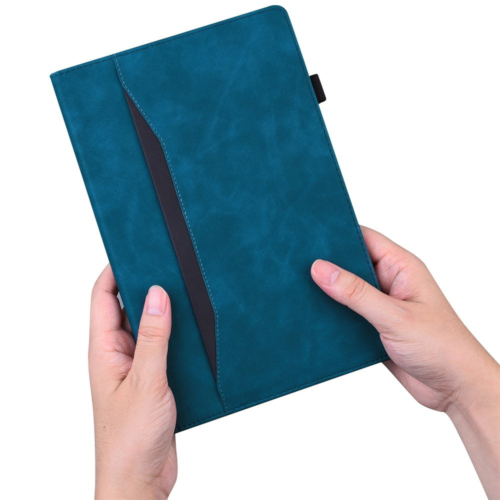 For Lenovo Tab M10 Plus (3rd Gen) 10.6 inch Tablet Case PU Leather Stand Wallet Elastic Drop-Proof Shell with Pencil Holder
