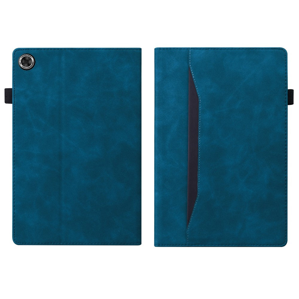For Lenovo Tab M10 Plus (3rd Gen) 10.6 inch Tablet Case PU Leather Stand Wallet Elastic Drop-Proof Shell with Pencil Holder