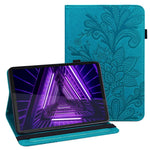 For Lenovo Tab M10 Plus (3rd Gen) / Xiaoxin Pad 2022 10.6 inch Flower Imprinting PU Leather Inner TPU Tablet Case Stand Wallet Cover