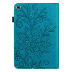 For Lenovo Tab M10 Plus (3rd Gen) / Xiaoxin Pad 2022 10.6 inch Flower Imprinting PU Leather Inner TPU Tablet Case Stand Wallet Cover