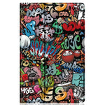 For Lenovo Tab M10 (Gen 3) 10.1 inch 328F 360-degree Rotary Stand Function Pattern Printing PU Leather Tablet Case with Auto Wake/Sleep