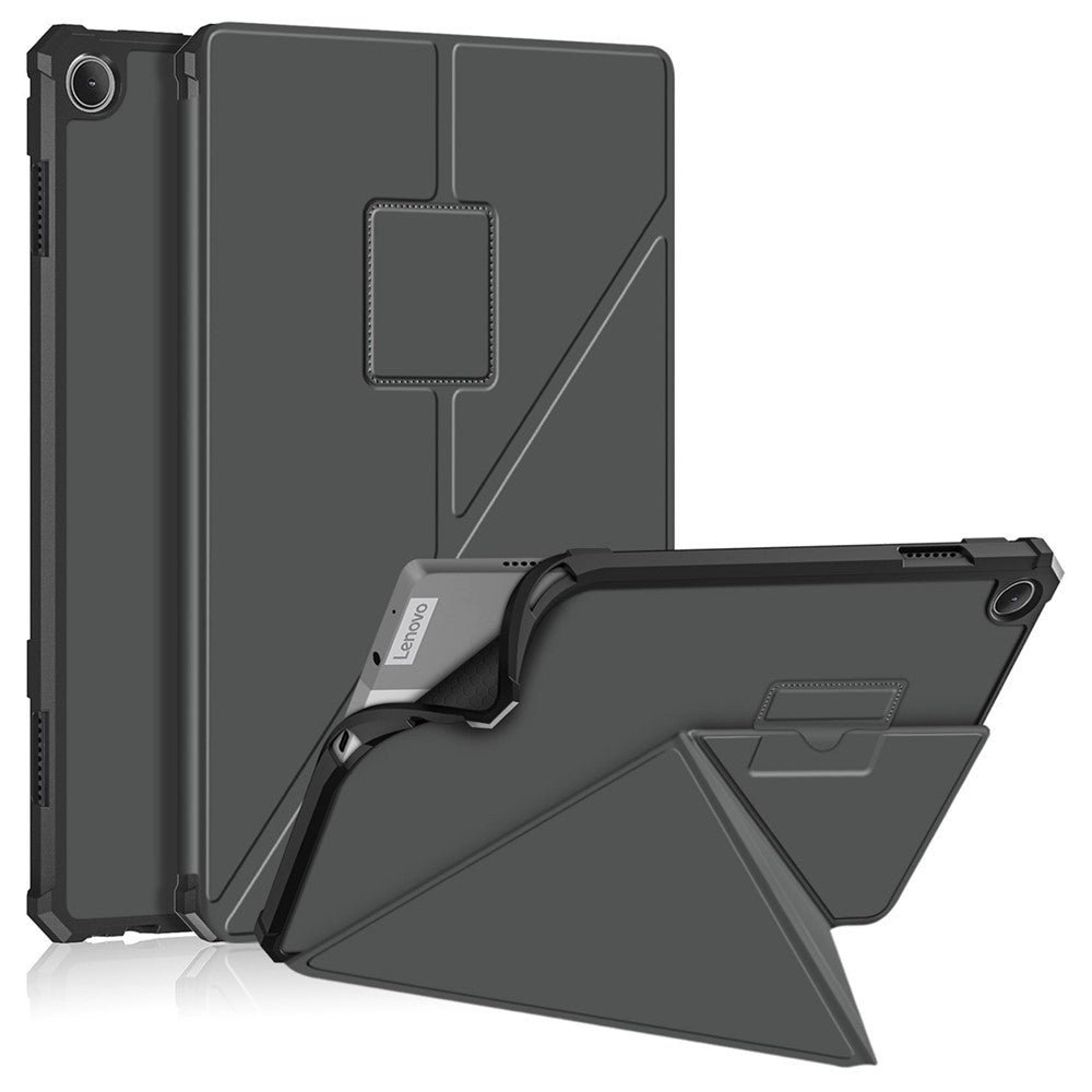 Lenovo Tab M10 (Gen 3) 10,1 tum 328F Origami Stand Surfplatta Fodral i PU-läder, reptåligt fodral med automatisk väckning/viloläge