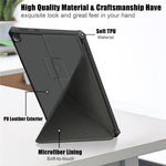 Lenovo Tab M10 (Gen 3) 10,1 tum 328F Origami Stand Surfplatta Fodral i PU-läder, reptåligt fodral med automatisk väckning/viloläge