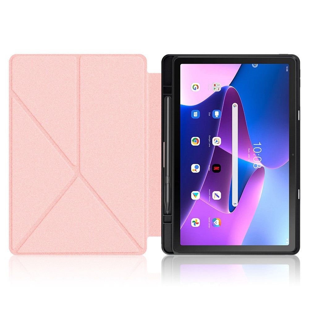 Lenovo Tab M10 Plus (3:e generationen) / Xiaoxin Pad 2022 10,6 tum 125F / 128F Stativ PU-läder + TPU Surfplatta Stötsäkert Skydd