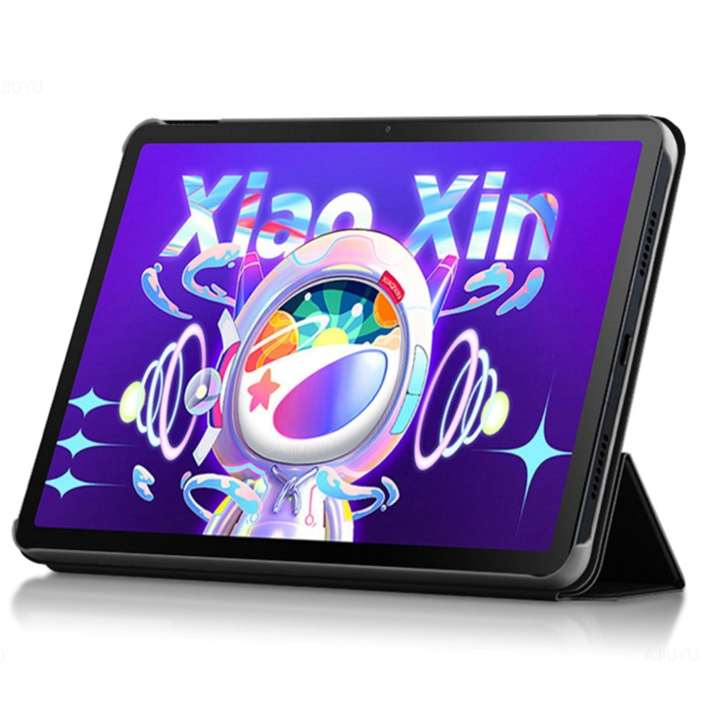 For Lenovo Tab M10 Plus (3rd Gen) / Xiaoxin Pad 2022 10.6 inch Tri-Fold Stand PU Leather + TPU Tablet Cover