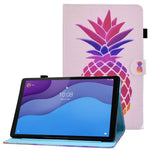 Lenovo Tab M10 (3. generation) TB-328FU / TB-328XU A2, beskyttende smartcover i PU-læder med mønstertryk, justerbart stativ, kortlommer og penholder
